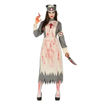 (M (38-40)) Retro zombie nurse costume for women