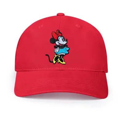 Disney Women's Standard Adult Baseball Cap Minnie Mouse Adjustable Da