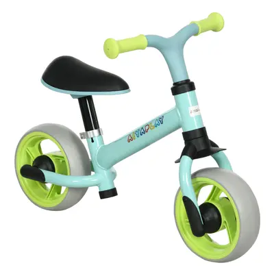 AIYAPLAY Lightweight Baby Balance Bike w/ Adjustable Seat, EVA Wheels - Green