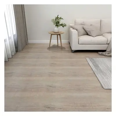 vidaXL 20x Self-adhesive Flooring Planks PVC Taupe Carpet Tile Laminate Floor