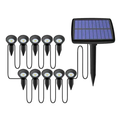 Solar light guide light for outdoor use, one with ten strings of lights, underground lights