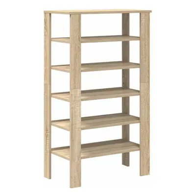 (sonoma oak, cm) vidaXL Shoe Rack Old Wood 61x32x105 cm Engineered Wood shoe storage shoe shelf