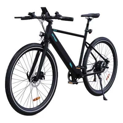 (Black) HITWAY BK19 350W Electric Bike 36V 12Ah 80Km Range