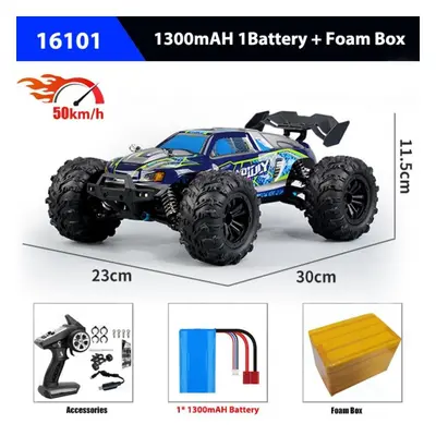 (as the picture, blue) 4x4 Remote Control Car 16101pro/16102pro Brushless 4wd 70km/h 2.4g Rc Car