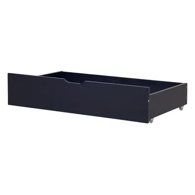 Set of Bed Storage Drawers RUMILLY Wood Navy Blue