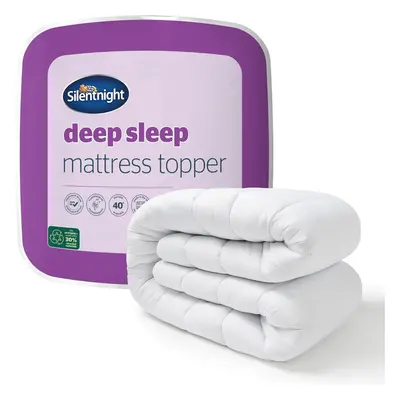 Silentnight Deep Sleep King Size Mattress Topper - Best Thick Soft Comfy Toppers For Bed Caravan