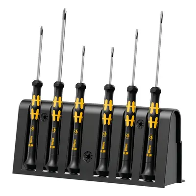 1578 A/6 Screwdriver set and rack for electronic applications, pieces