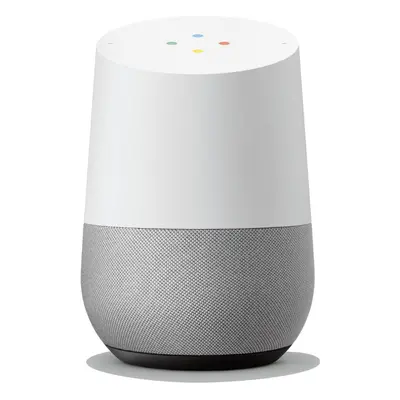 Google Home Medium Sized Smart Speaker | Voice Recognition & Google Assistant - Chalk