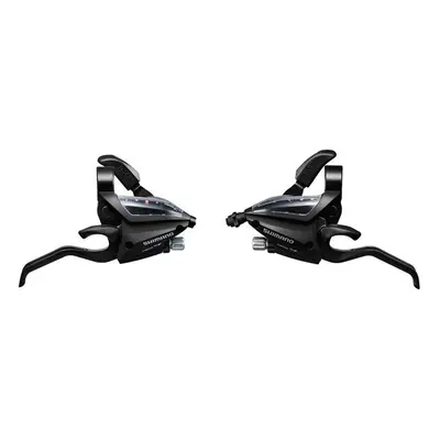 (3X7 Speed, Black) Shimano Altus ST-EF500 EZ Fire Plus STI Set 2-Finger Lever