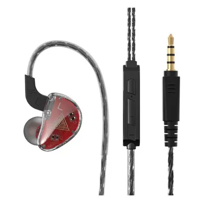 (Black) Wired 3.5mm Earphones Sports Noise Cancelling Heavy Bass Earbuds Hi-Fi Music Headset for