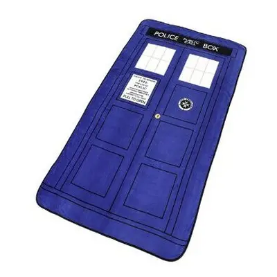 Doctor Who Tardis Large Throw Blanket - Largest & Newest & Softest Throw Blanket 50"x89" (Silk T