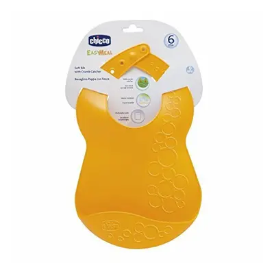 Chicco Solid Bib with Crumb Catcher/Adjustable Neck 6+ Months