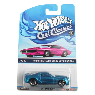 Hot Wheels Cool Classics 30/30 '10 Ford Shelby GT500 Super Snake on Pink Car Card