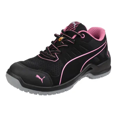 Puma Safety Fuse Tech Lightweight Ladies Lace up Safety Trainer Black