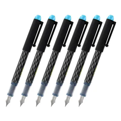 Pilot Varsity Disposable Fountain Pens Turquoise Ink Medium Point Pack of