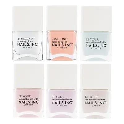 Nails.INC Sweetest Pastels 6-Piece Nail Polish Set (Worth Value 48)