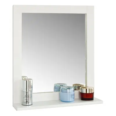 SoBuyÂ® FRG129-W, Wall Mounted Bathroom Mirror with Shelf