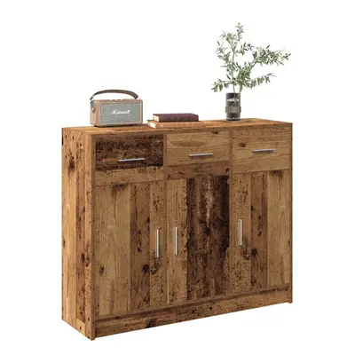 vidaXL Sideboard Old Wood 91x28x75 cm Engineered Wood