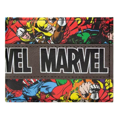 Superheroes Comic Book Print Multicolour ID and Card Bi-Fold Wallet