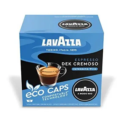 Lavazza A Modo Mio Dek Cremoso Coffee Capsules (3 Packs of 16)