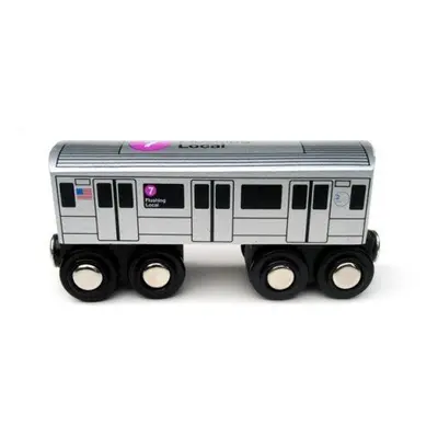 Munipals Wooden Railway NYC Subway Car