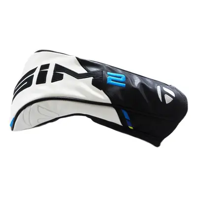 TaylorMade New Golf Sim2 Driver Headcover Black/White/Blue/Lime Neon