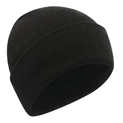 Regatta Men's Axton Beanie Plain Beanie, Black (Black), (Manufacturer Size:One Size)