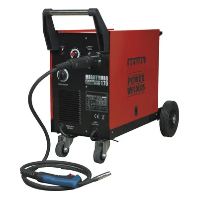 Sealey Professional Gas/Gasless MIG Welder with Euro Torch 170A MIGHTYMIG170