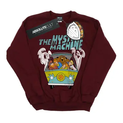 (L, Burgundy) Scooby Doo Mens Mystery Machine Sweatshirt