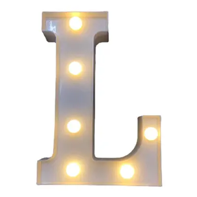 (L) LED English Letter And Symbol Pattern Night Light Home Room Proposal Decor Creative Modeling