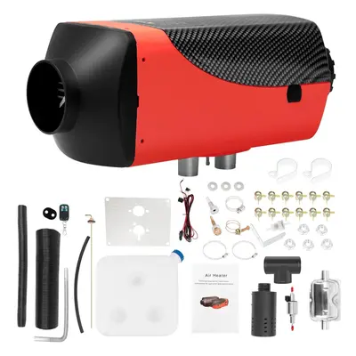 12V 8KW Diesel Air Heater Car Heater With Remote Control(RED)