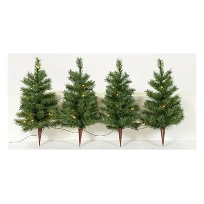 Home Set Of Christmas Tree Path Finders - Green