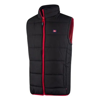 (XL, Black) Lee Cooper Mens Padded Windproof Gilet