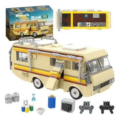 360PCS Break Bad RV Building Kit Creative Van House Camper Toys Building Blocks