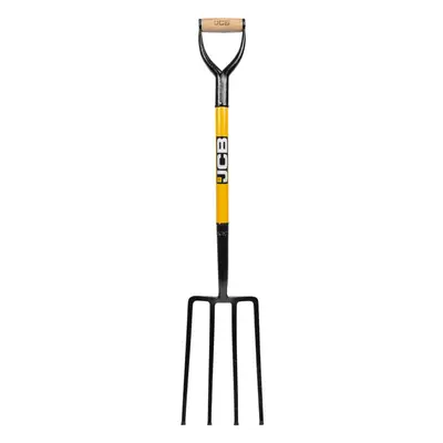 JCB - Professional Solid Forged Contractors Fork - Garden Fork Heavy Duty Professional Site and 