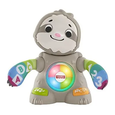 Fisher-Price Linkimals Smooth Moves Sloth - UK English Edition, interactive toy with lights, mus