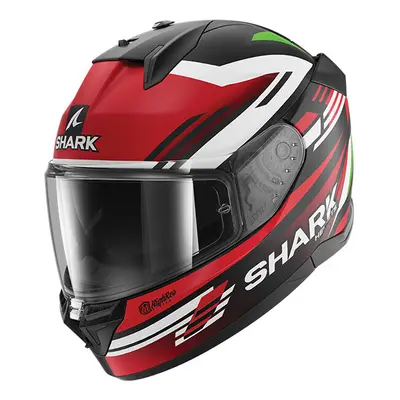 (XS) Shark D-Skwal Full Face Helmet Firstlap Matt Black / Red / Green