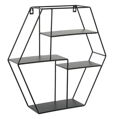 Shelving Unit TIGARD Metal Black