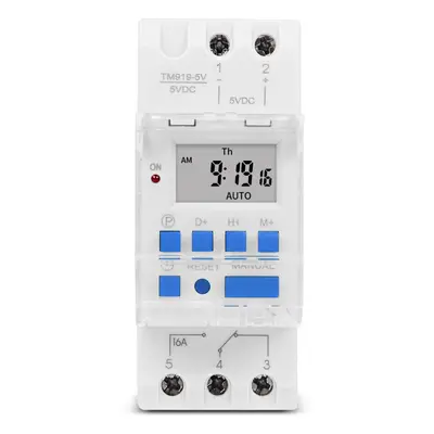 (5v) Timer Switch Time Controller Automatic Cycle Timing Switch Output Replaceable Battery