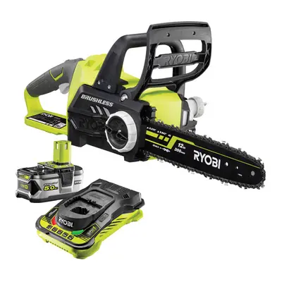 Ryobi ONE+ Brushless 30cm Chainsaw 18V RCS1830-150 5.0Ah Kit