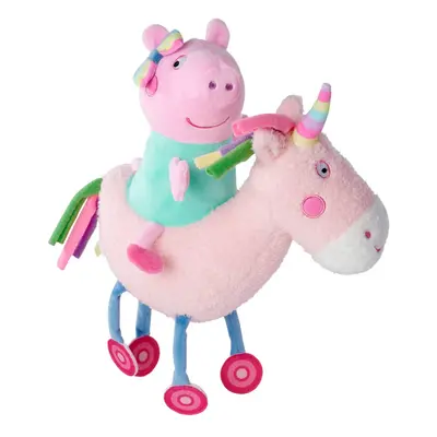 109262544 Peppa Pig Plush Cuddly Toy with Unicorn, Suitable from the First Months of Life