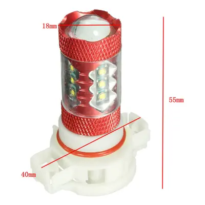 (H16) 12V Pair Motorcycle LED Fog Light Lamp Bulb White H11 H10 H7 H8 H4 9006 P13W H16 H13