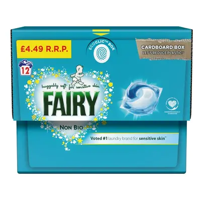 Fairy Non Bio PODS Washing Capsules 12x5g (Pack of 4)