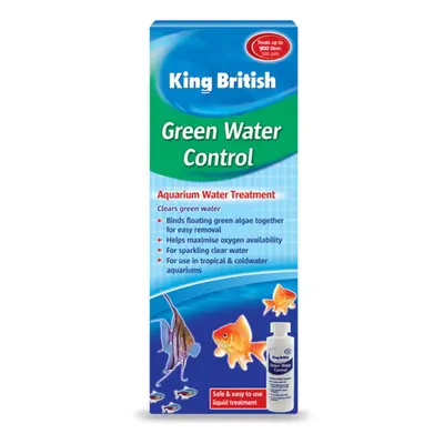 King British Aquarium Green Water Control 100ml (Pack of 3)