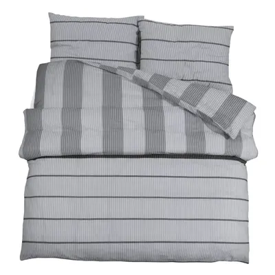 (light grey, x cm + x cm/ pcs) vidaXL 1/2x Duvet Cover Set Cotton Duvet Slipcover Sheet Multi Co