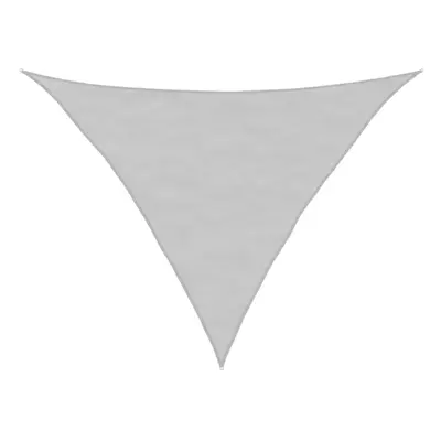 vidaXL Sun Shade Sail Canopy Light Grey 3.5x3.5x4.9 m 100% Polyester Oxford