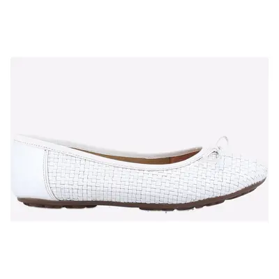 (6) Hush Puppies Janelle Woven Ballerina Womens