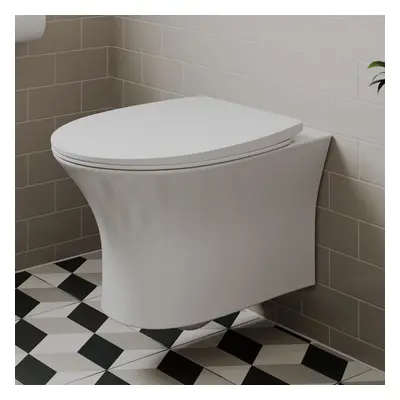 Affine Rennes Wall Hung Rimless Toilet & Soft Close Seat