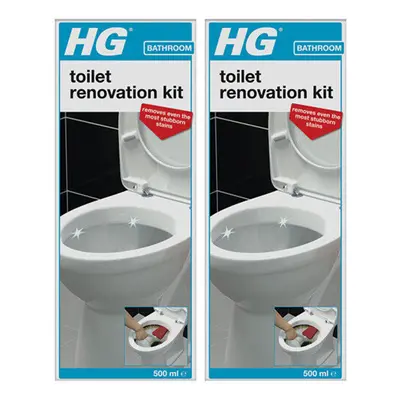 2 x HG Toilet Renovation Cleaning Kit - 500ml