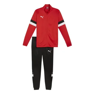 Puma Team Rise men's tracksuit red-black 01